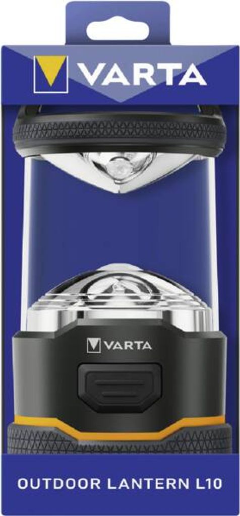 VARTA L10 LED utendørslykt – svart/gul
