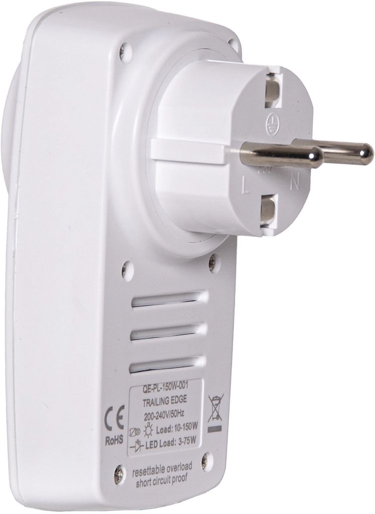Star Trading Dimmer Funktions-Steckdosendimmer – weiß