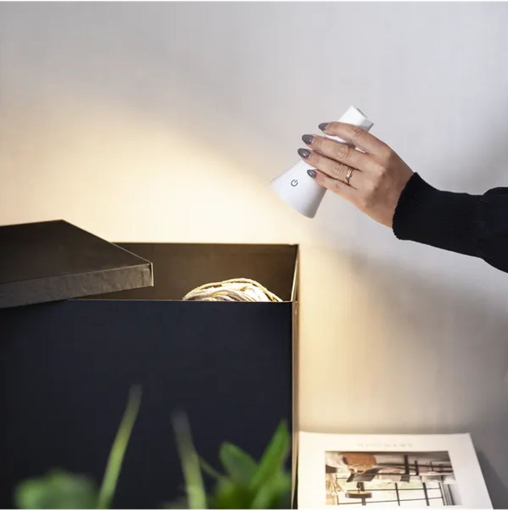 Star Trading LED-Tischleuchte, funktional – Weiß