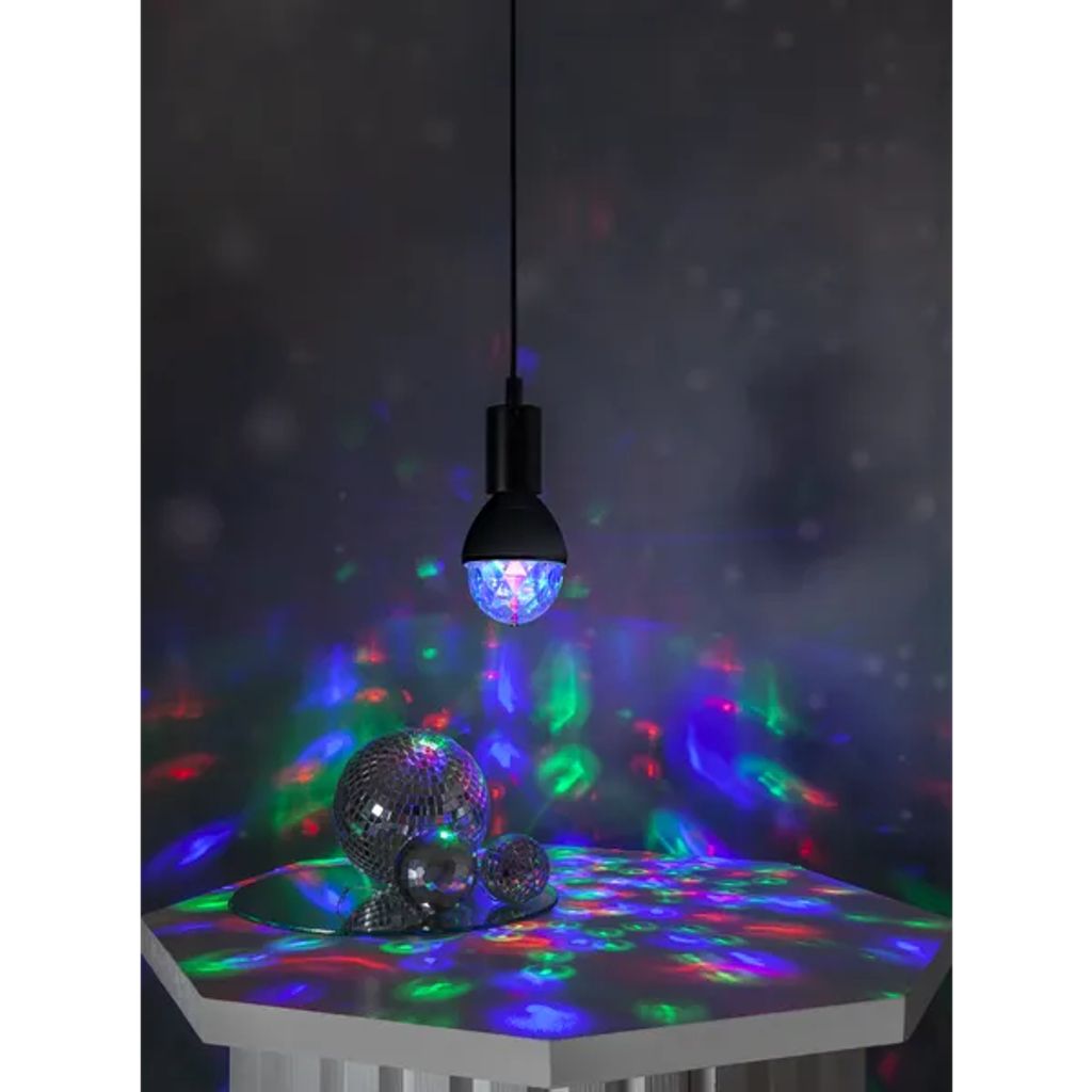Star Trading LED-Lampe E27 Disco – Schwarz