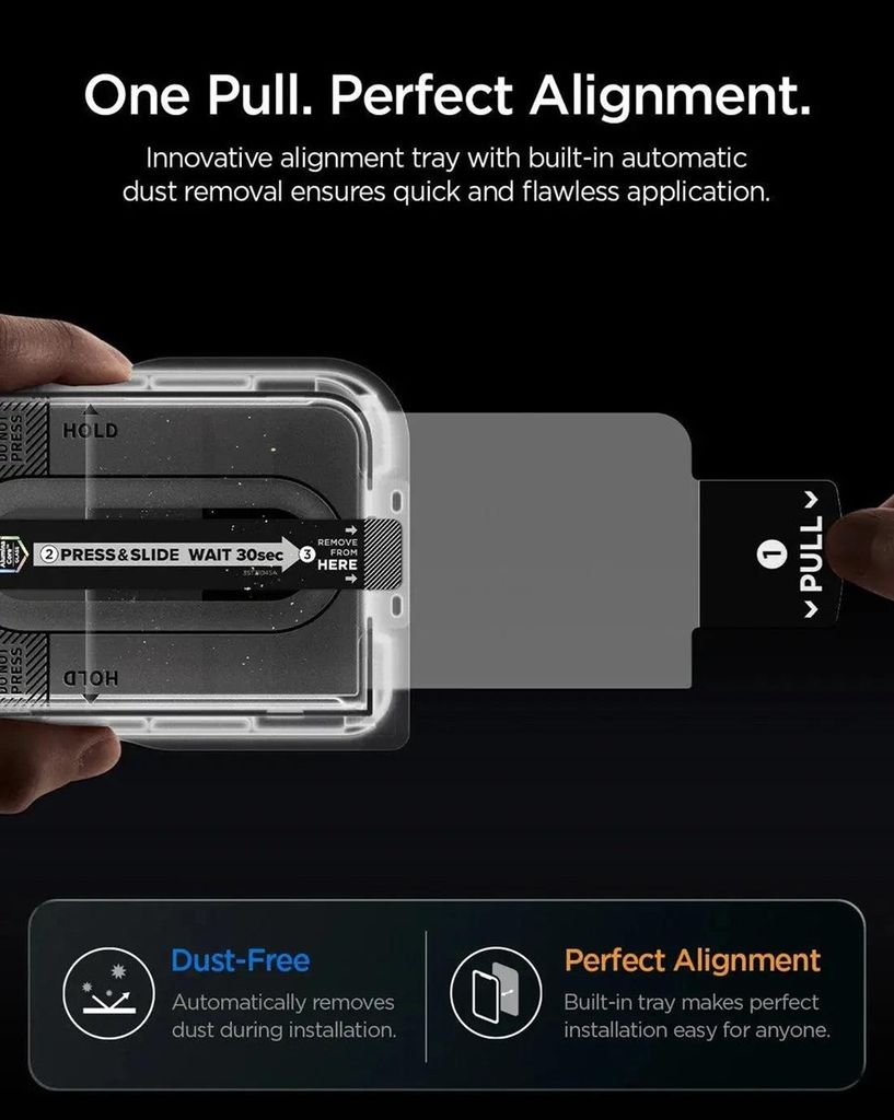 Spigen Glas.tR Ez Fit Pro HD Näytönsuoja iPhone Duo