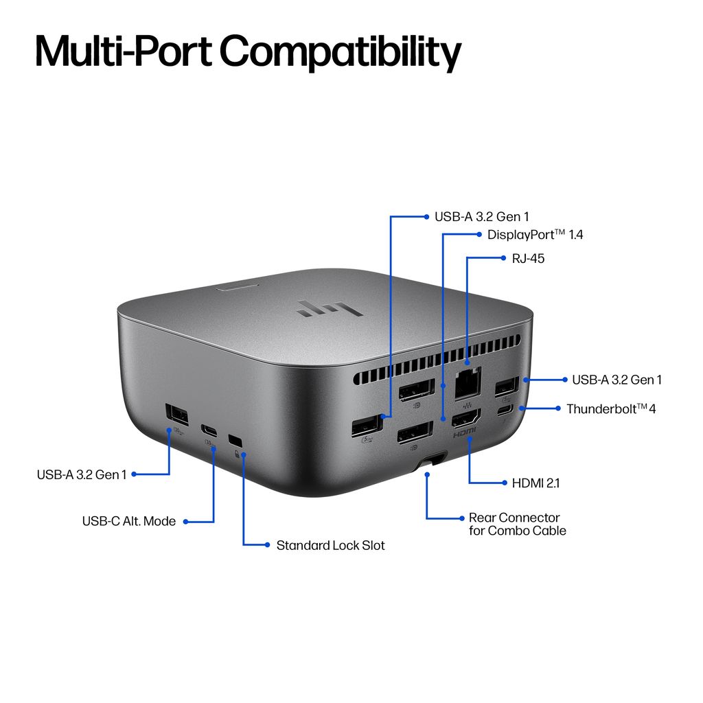 HP Thunderbolt 4 100W G6-dokkingstasjon