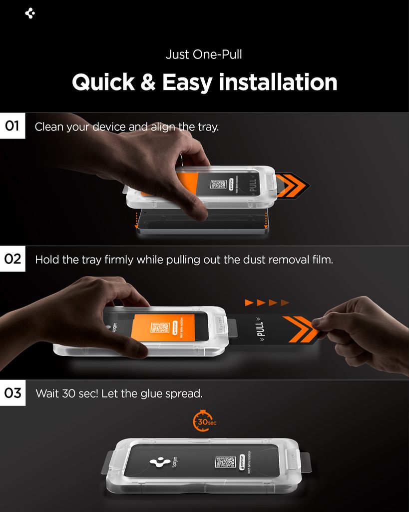 Spigen Samsung Galaxy S26 Skärmskydd Glas.tR EZ Fit Pro HD, 2-pack