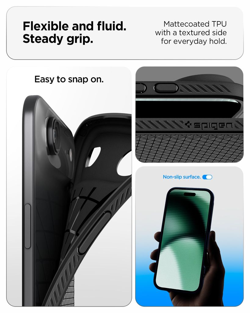 Spigen iPhone 17 Air Liquid Air Case - Matte Black