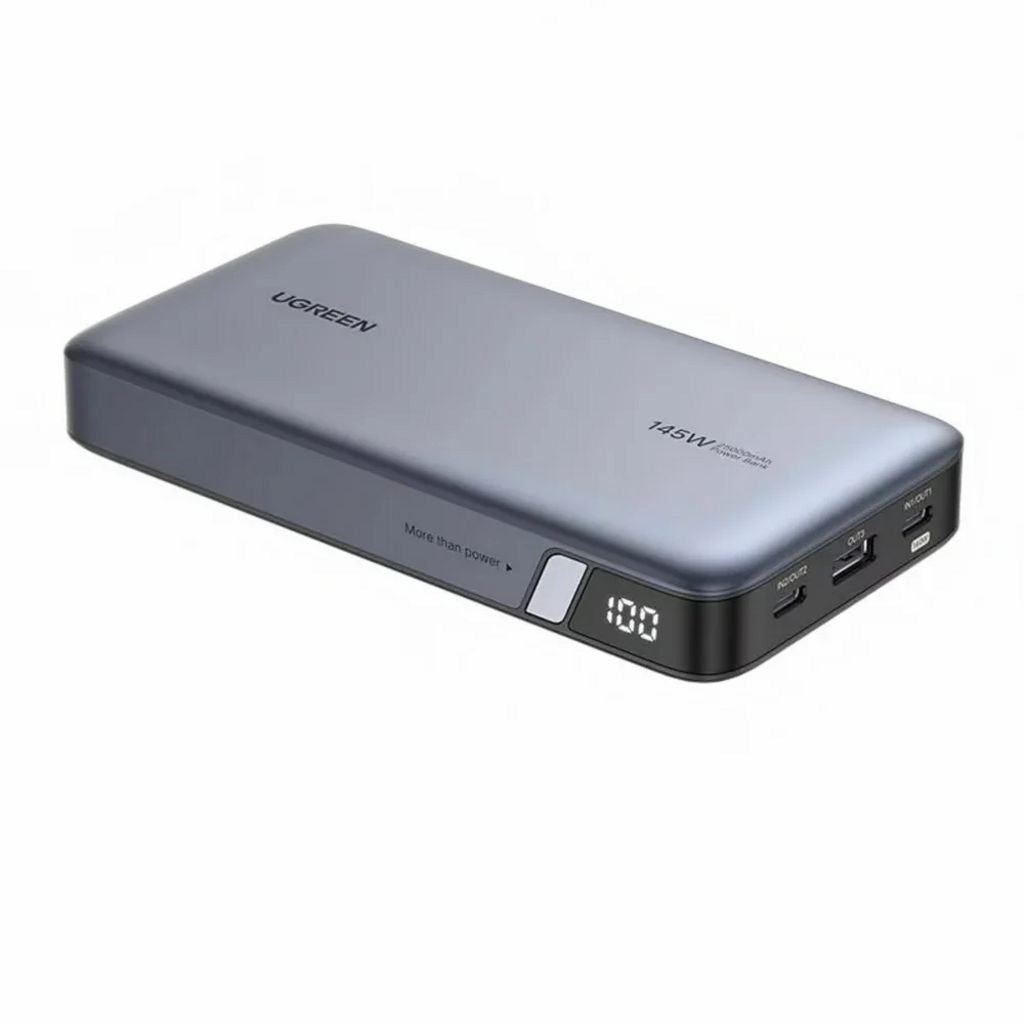 UGREEN PB205 Powerbank 25000mAh 145W Snabbladdning – Grå