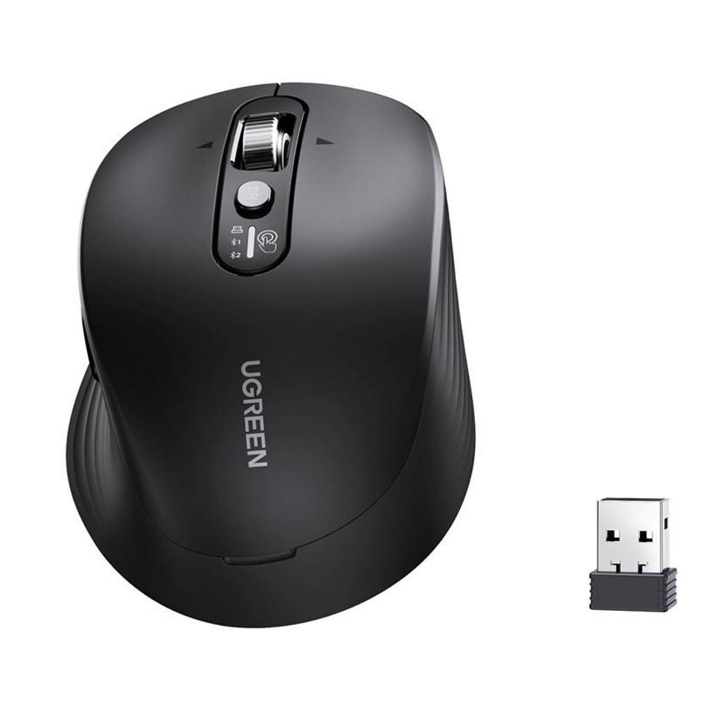 UGREEN M752 multi-mode trådlös mus – svart