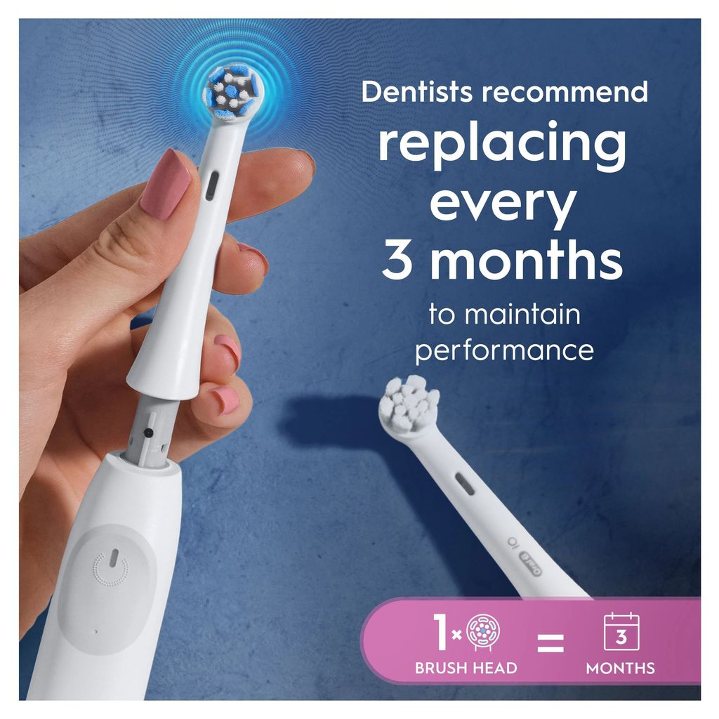 Oral-B tandbørstehoveder iO Gentle Care 4-pak – hvide
