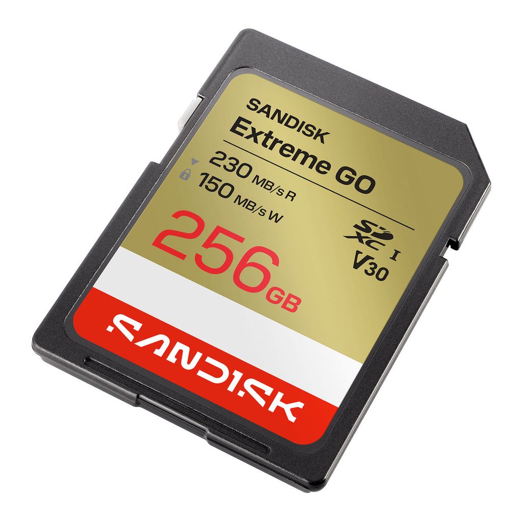 SanDisk Extreme GO SD UHS-I minneskort – 256GB