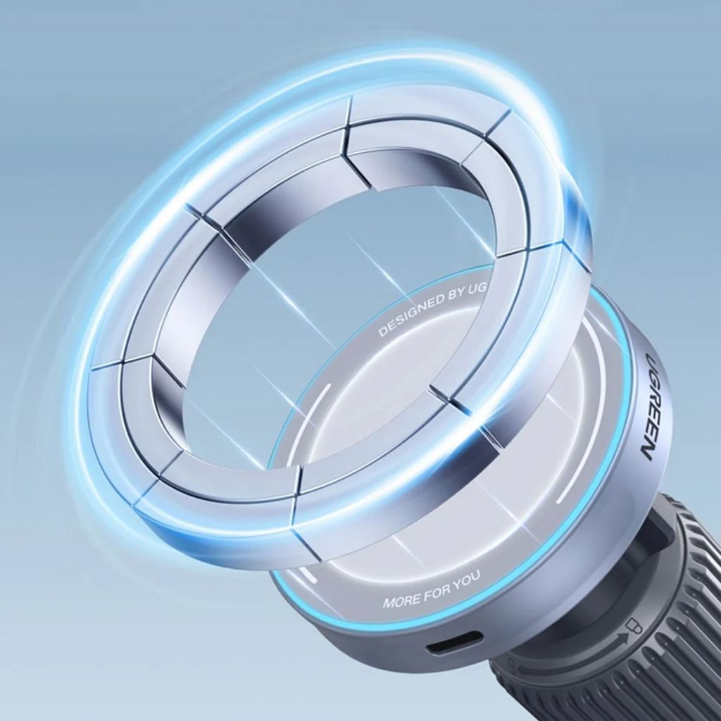 UGREEN W758 trådlös billaddare 25W – blå