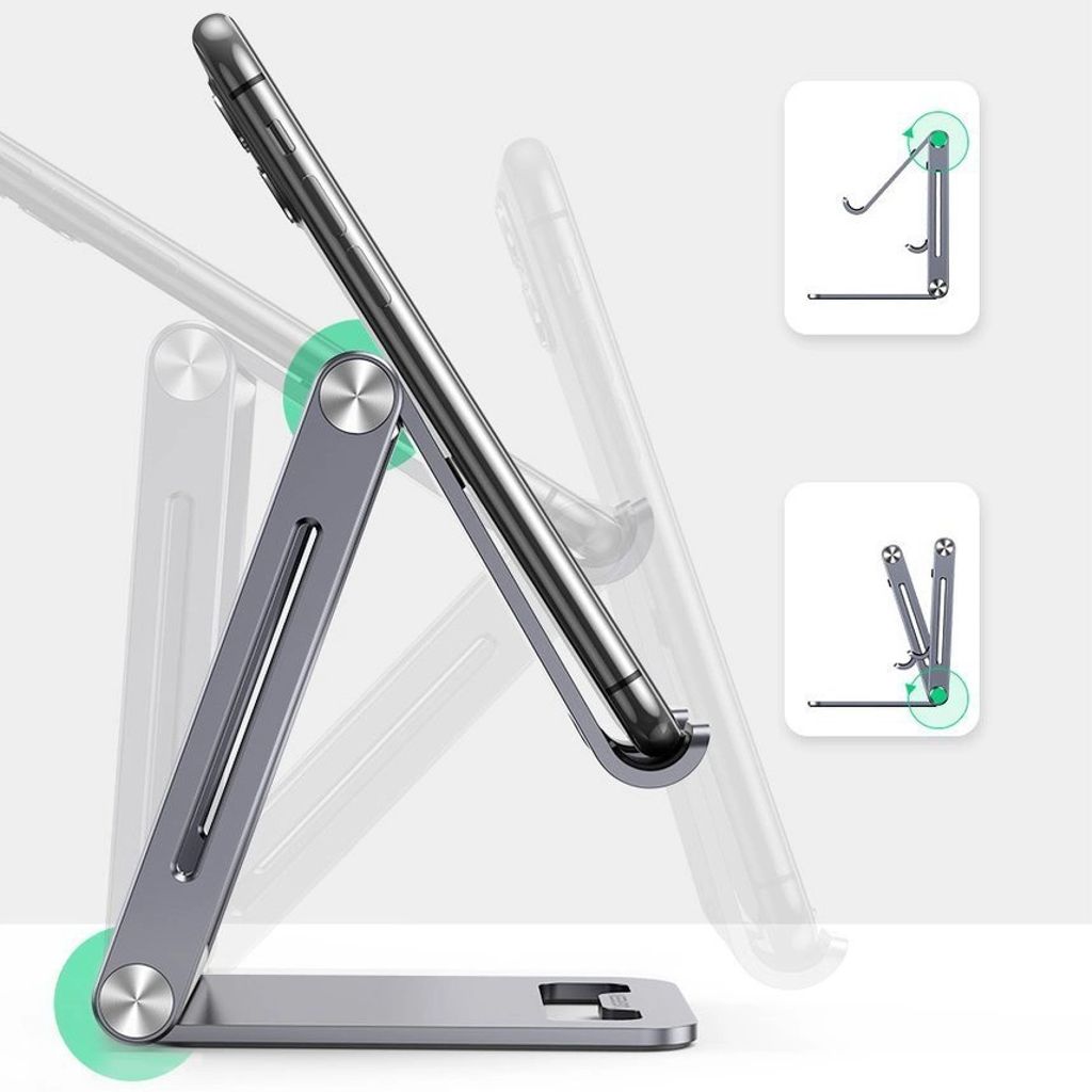 UGREEN LP263 sammenleggbart telefonstativ for smarttelefon/nettbrett - grå