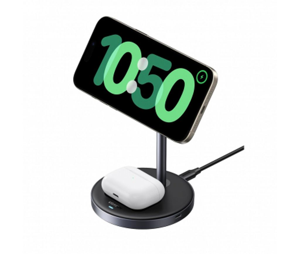 UGREEN W710 3-i-1 trådløs lader 20W – svart
