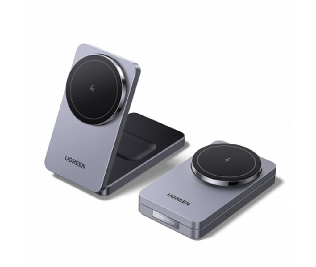 UGREEN W528 2-i-1 trådløs lader 20W – Svar