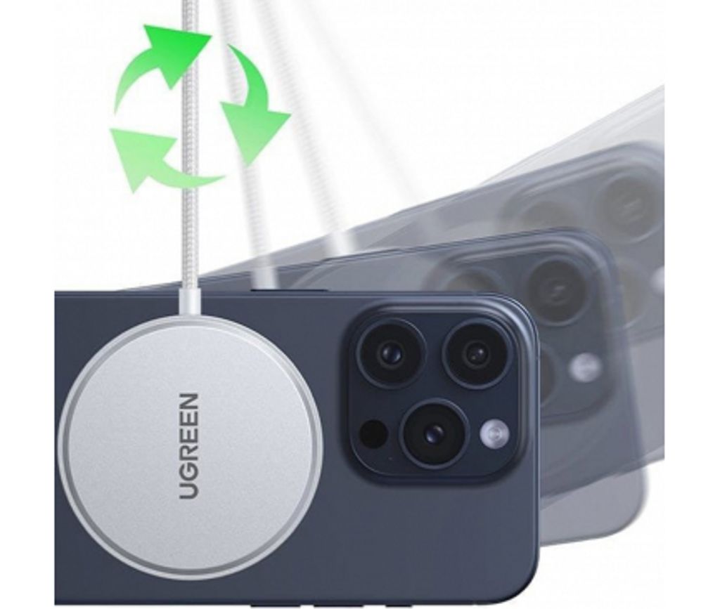 UGREEN W703 Trådløs Lader 15W – Hvit