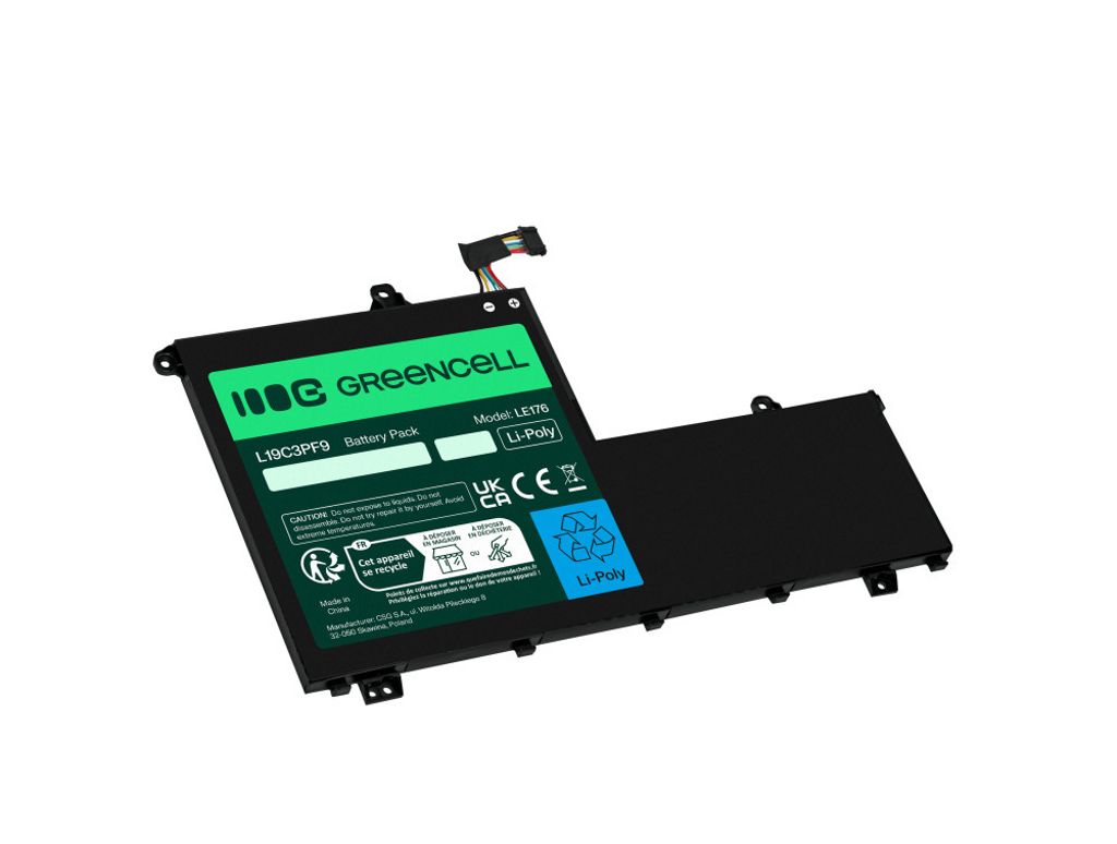 Green Cell Laptop Batteri Lenovo ThinkBook 11.5V 4650 mAh