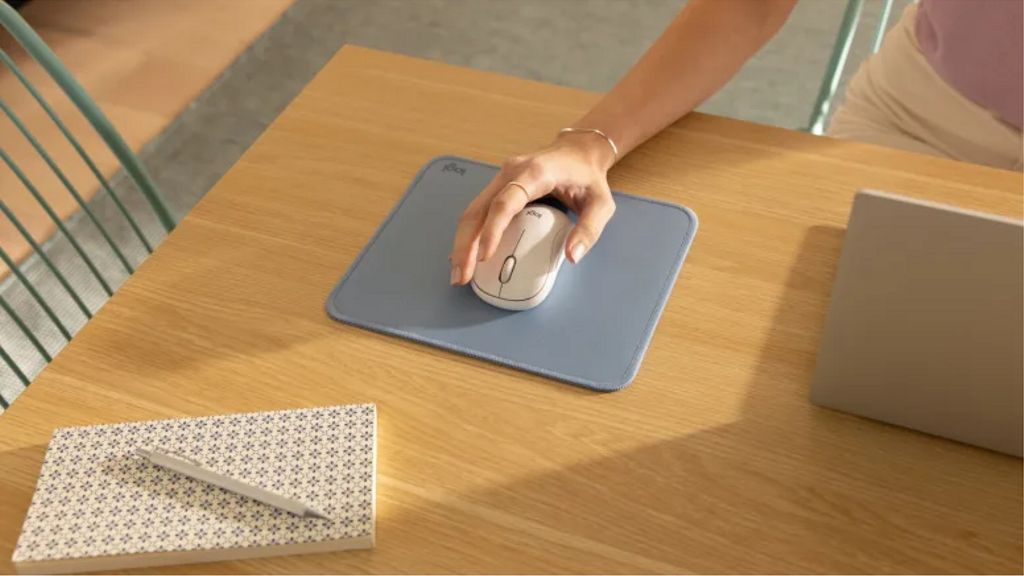 Logitech M240 trådløs Bluetooth-mus, lydløs - hvit