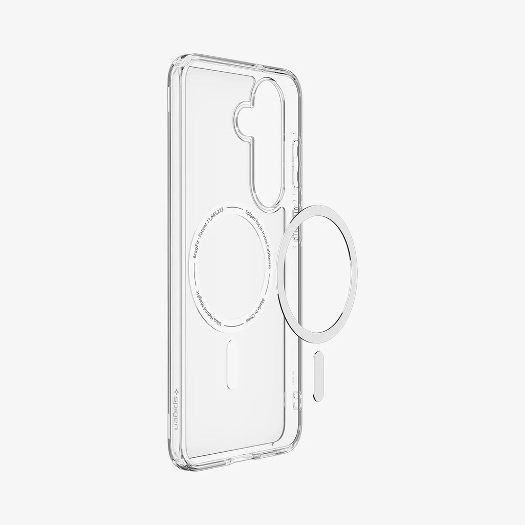 Spigen Ultra Hybrid MagSafe Skal till Samsung Galaxy S26 FE - Transparent/Vit