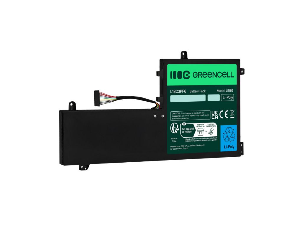 Green Cell Akku L17C3PG1 für Lenovo Legion Y530 & Y540 Serie
