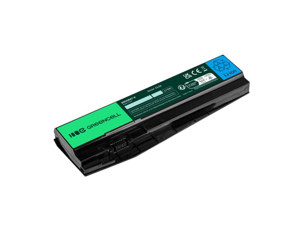 Green Cell N850BAT-6 Laptop-Akku für Clevo & Hyperbook N85-Serie