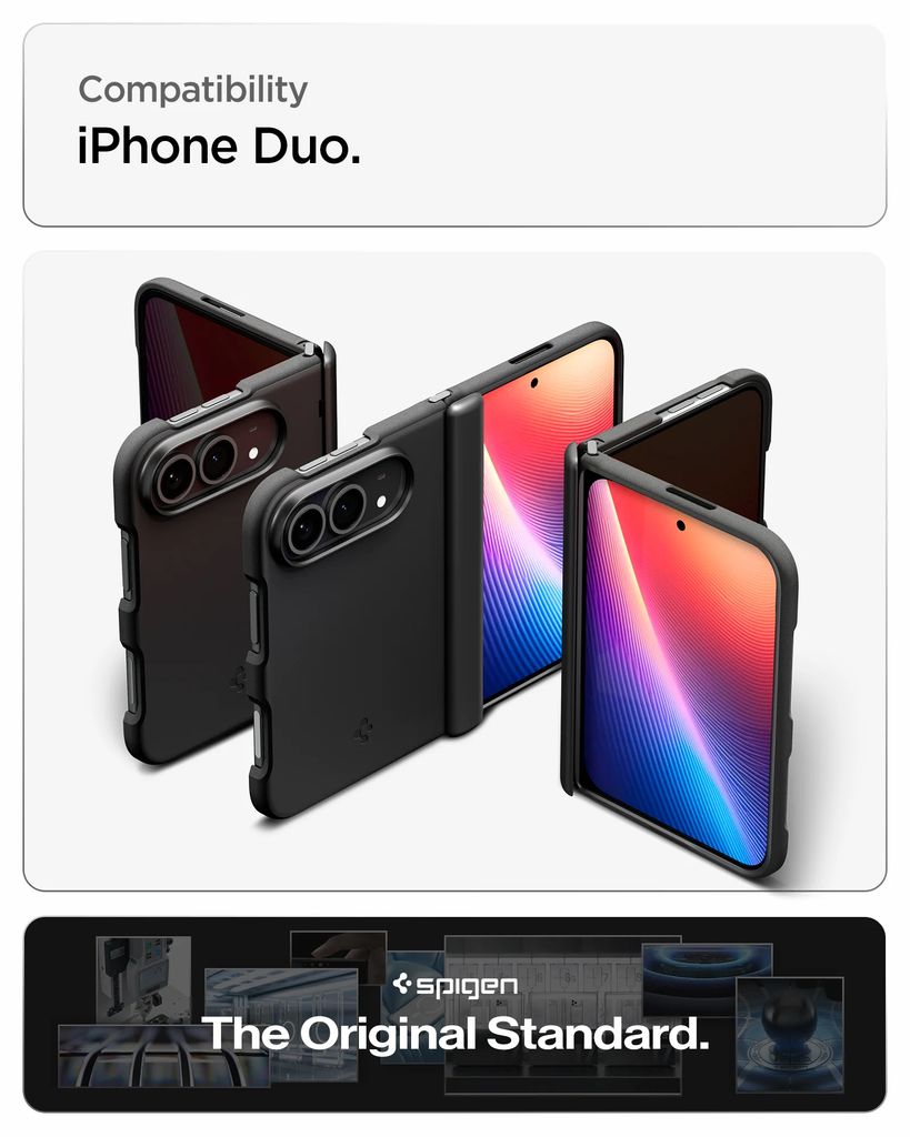 Spigen Air Fit Pro MagFit Skal till iPhone Duo - Svart