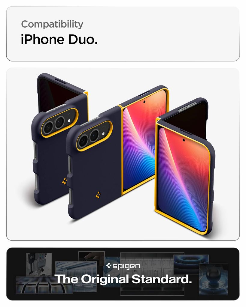 Spigen Nano Pop MagFit Skal till iPhone Duo - Blå/Gul