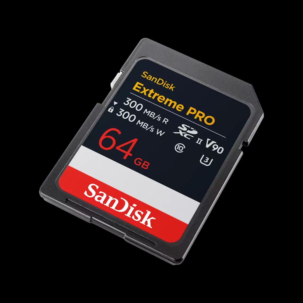 SanDisk Extreme PRO SDXC UHS-II 64GB minneskort