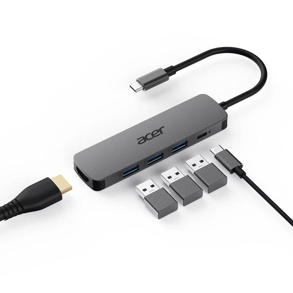 Acer USB-C 100W 5 porter Dokkingstasjon