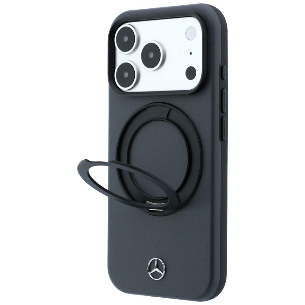 Mercedes Ring Stand MagSafe -kuori till iPhone 18 Pro Max/17 Pro Max - Harmaa