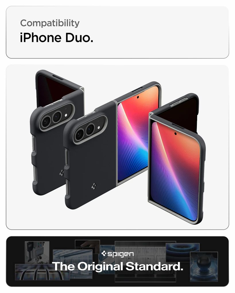 Spigen Nano Pop MagFit Skal till iPhone Duo - Svart