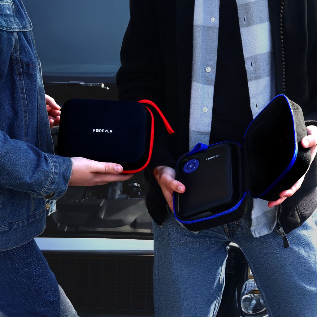 Forever jump starter 4in1 JS-400 26.64Wh – Svart / Blå