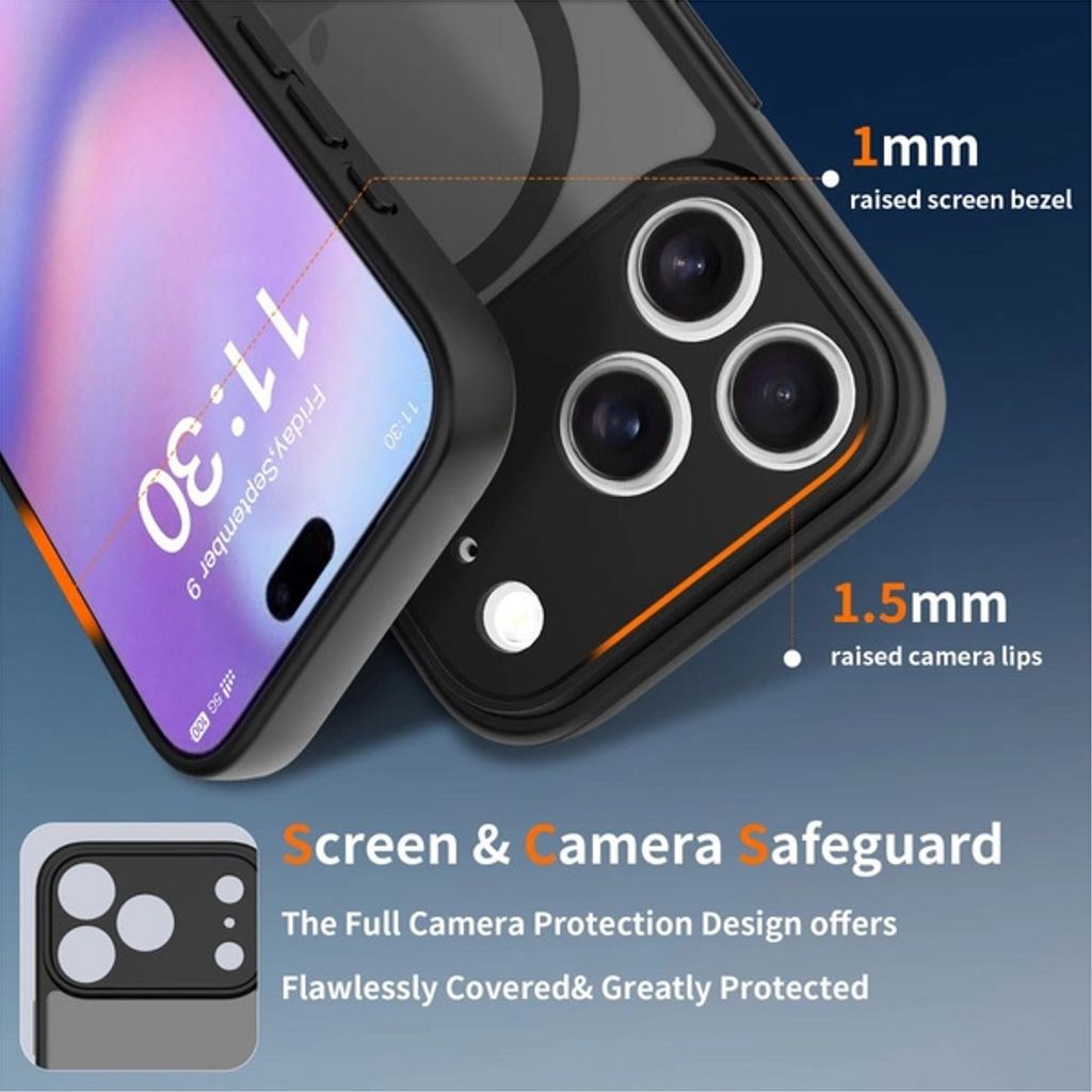 Tech-Protect BasicMag MagSafe case for iPhone 17 Pro - matte black