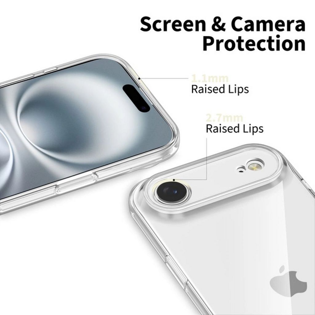 Tech-Protect FlexAir Deksel till iPhone Air - Gjennomsiktig
