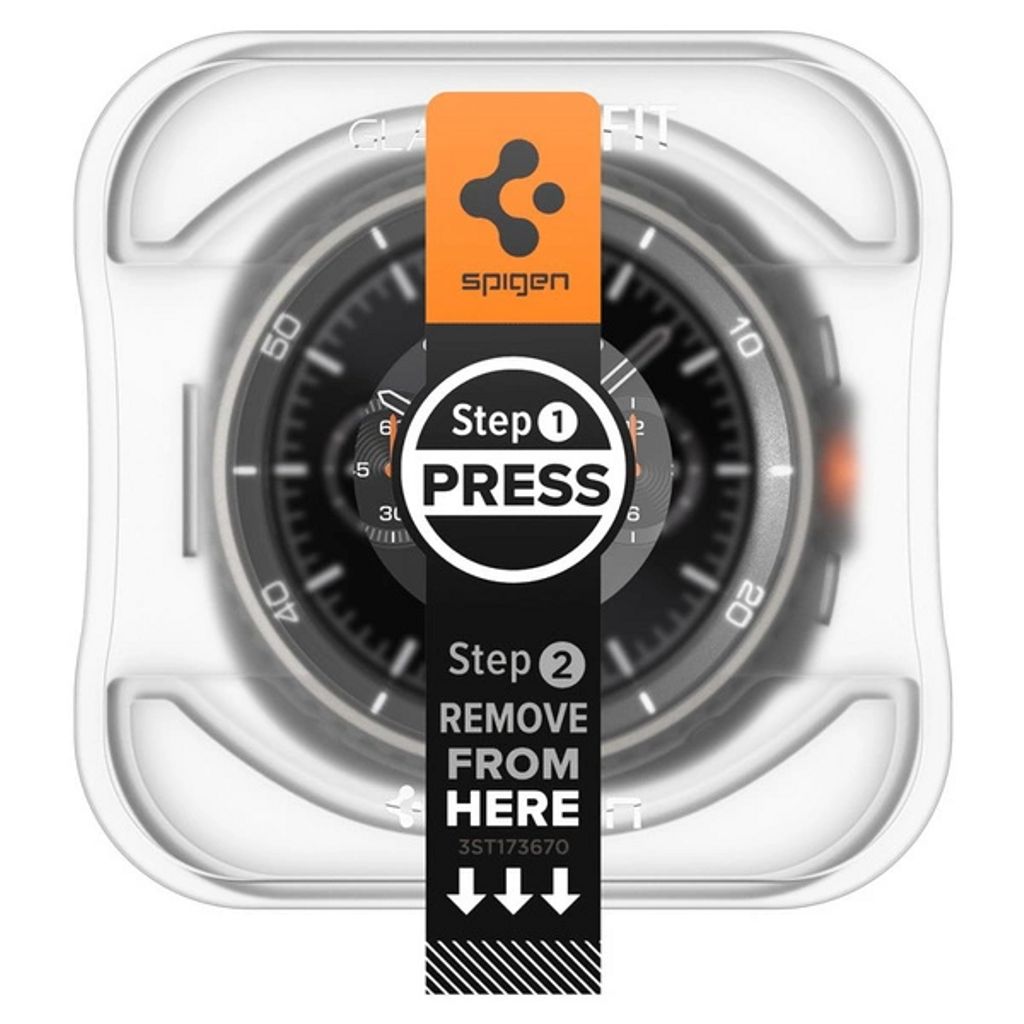 Spigen Glas.TR ”Ez-Fit” skärmskydd i härdat glas till Samsung Galaxy 8 46mm