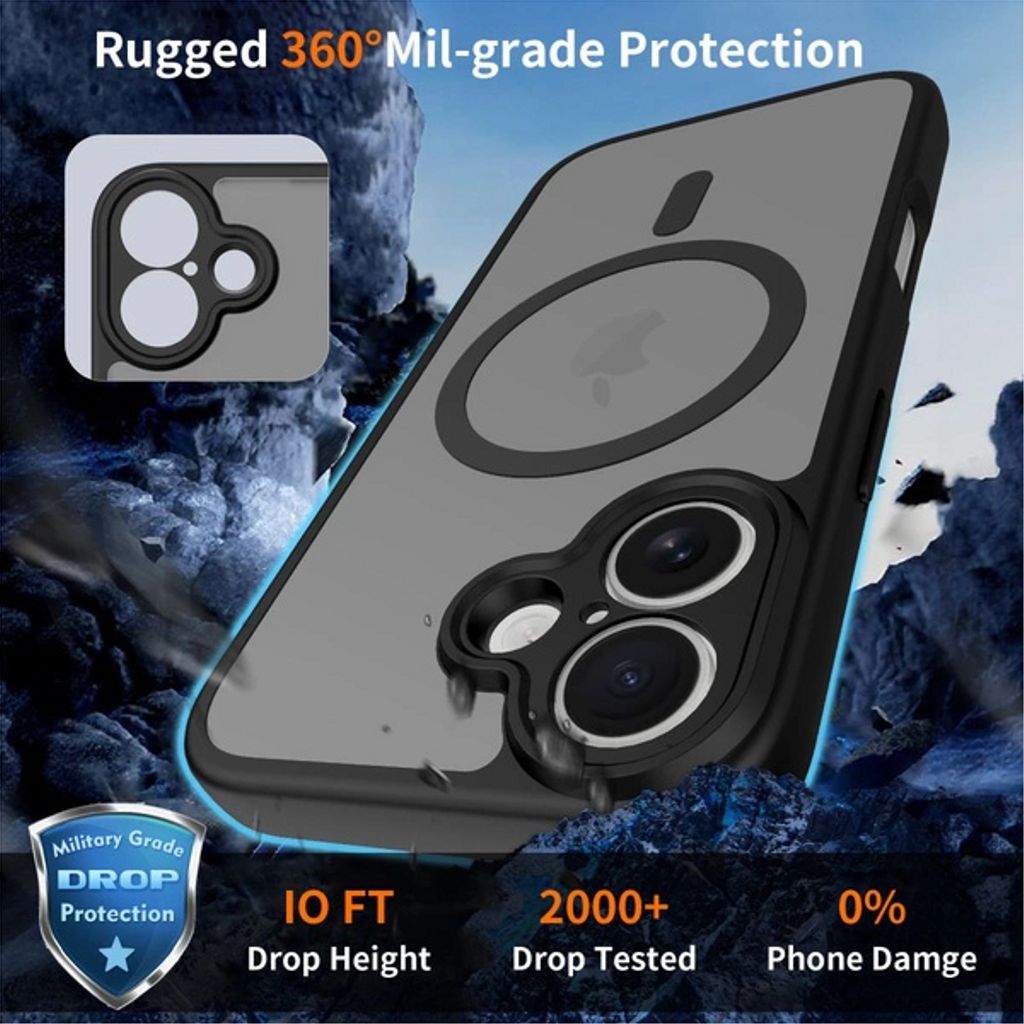 Tech-Protect BasicMag MagSafe Case  for iPhone 17 - Matte Black