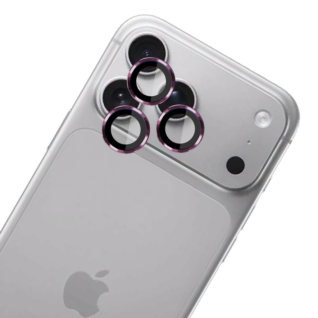 3mk Lens Protection Pro Linsebeskytter till iPhone 18 Pro/18 Pro Max - Burgunder