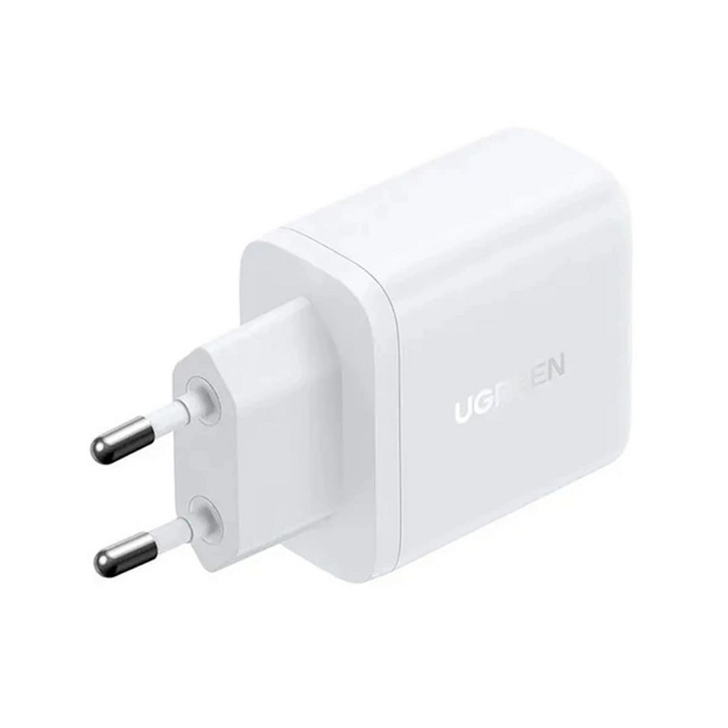 Ugreen X227 20W GaN Vegglader 1x USB-A 1x USB-C - Hvit