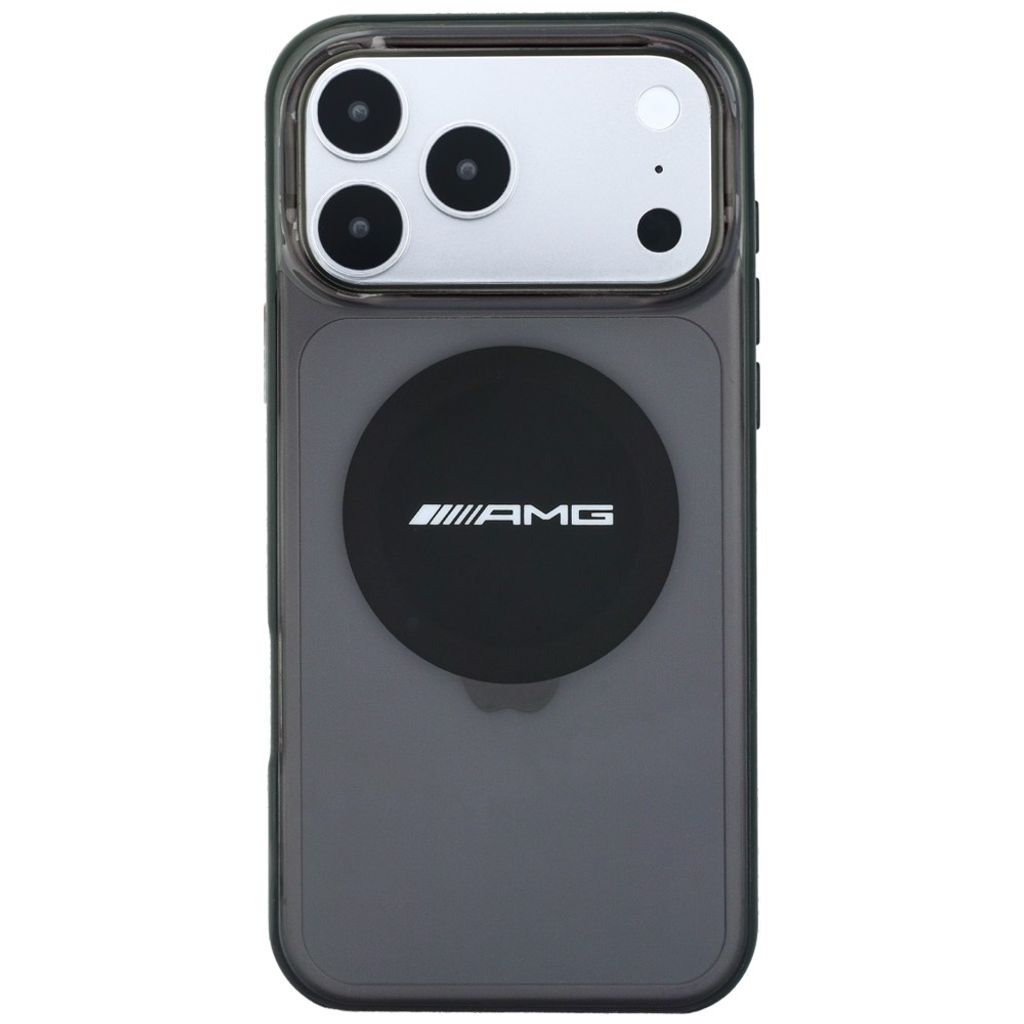 Mercedes AMG IML Bicolor Block MagSafe -kuori till iPhone 18 Pro Max/17 Pro Max - Musta