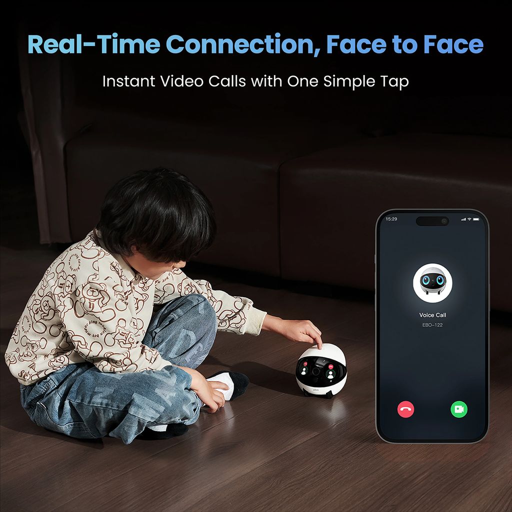 EBO Air2 Plus Companion Robot - Purple