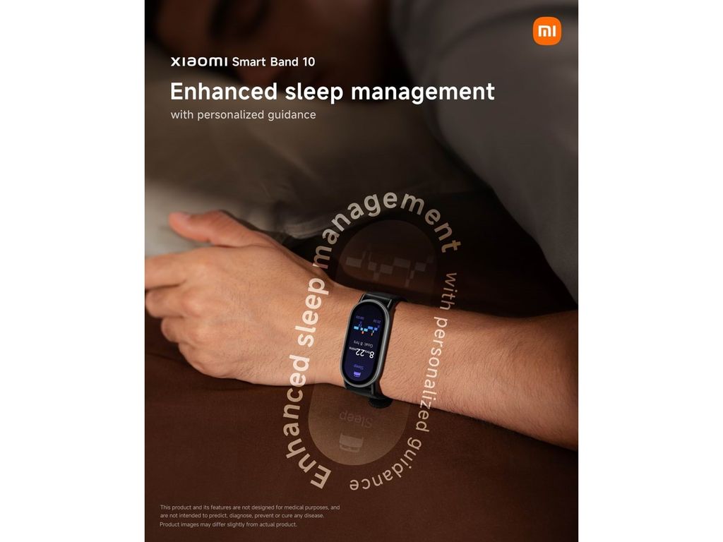 Xiaomi Smart Band 10 Mystic Rose – Smart aktivitetsarmbånd