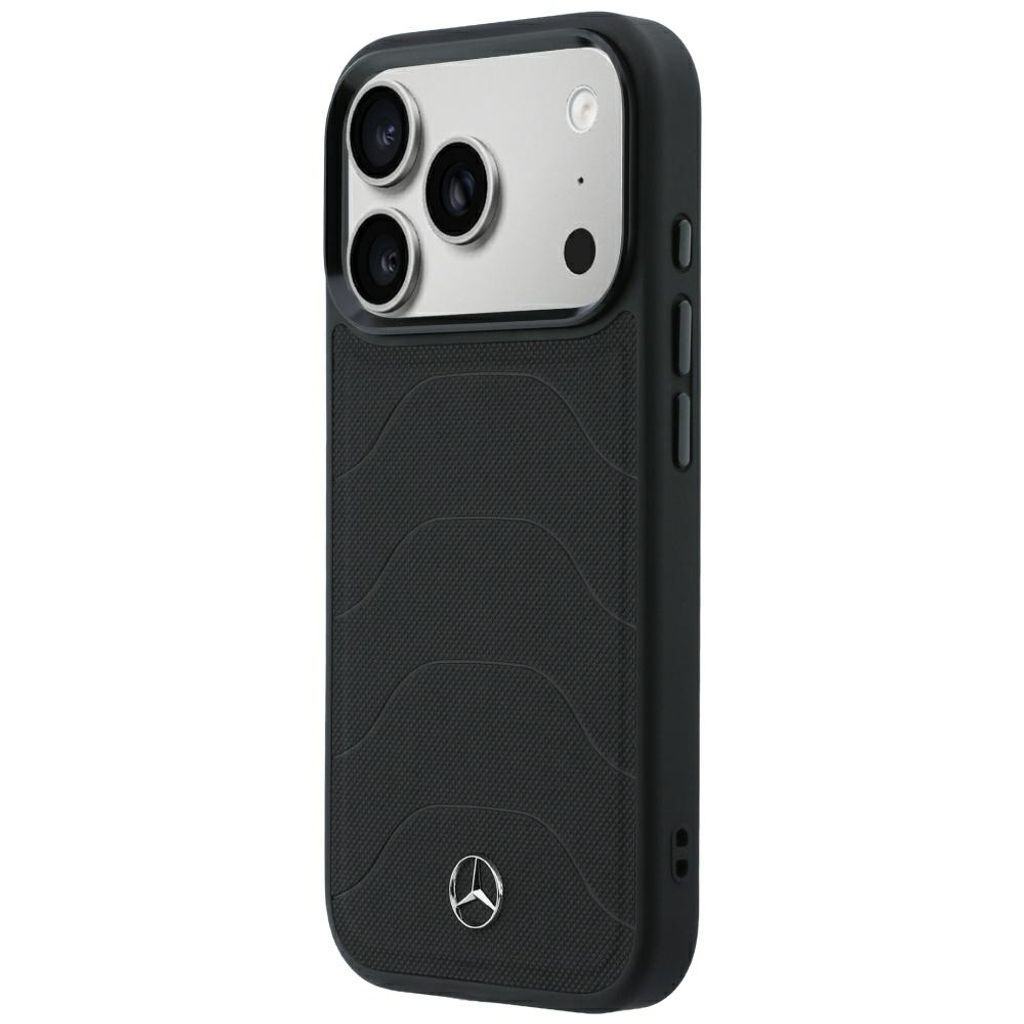 Mercedes Bow Lines MagSafe -kuori till iPhone 18 Pro/17 Pro - Musta