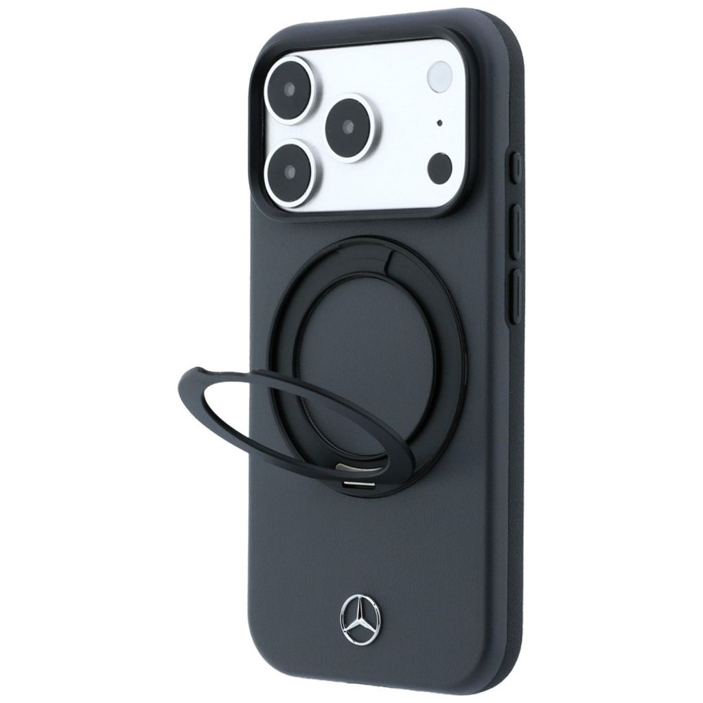 Mercedes Ring Stand MagSafe -kuori till iPhone 18 Pro/17 Pro - Harmaa