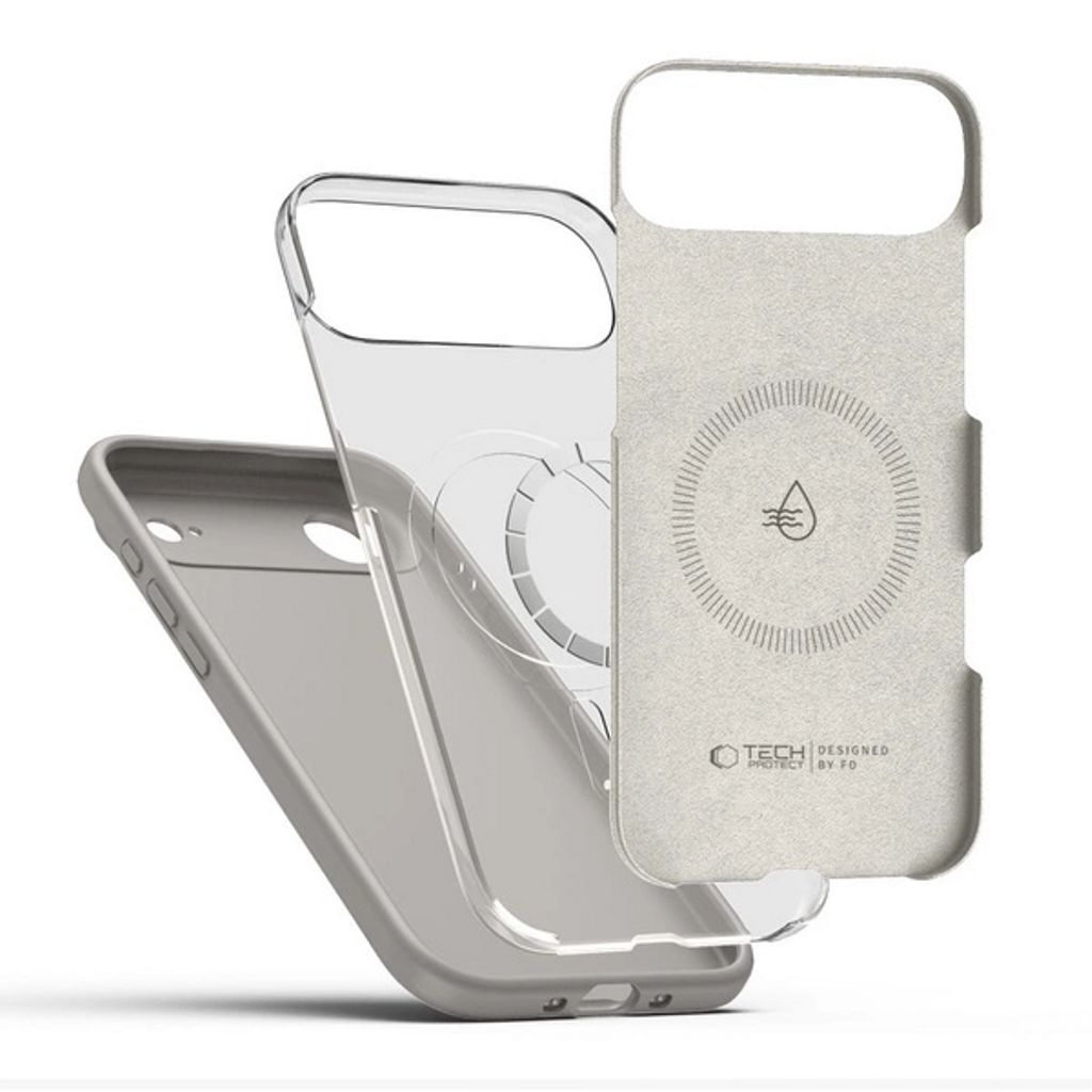 Tech-Protect Silicone MagSafe Case for iPhone Air - Gray