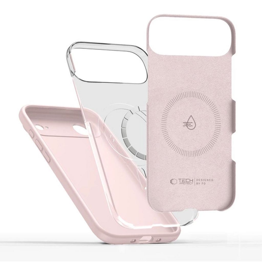 Tech-Protect Silicone MagSafe Case for iPhone Air - Pink