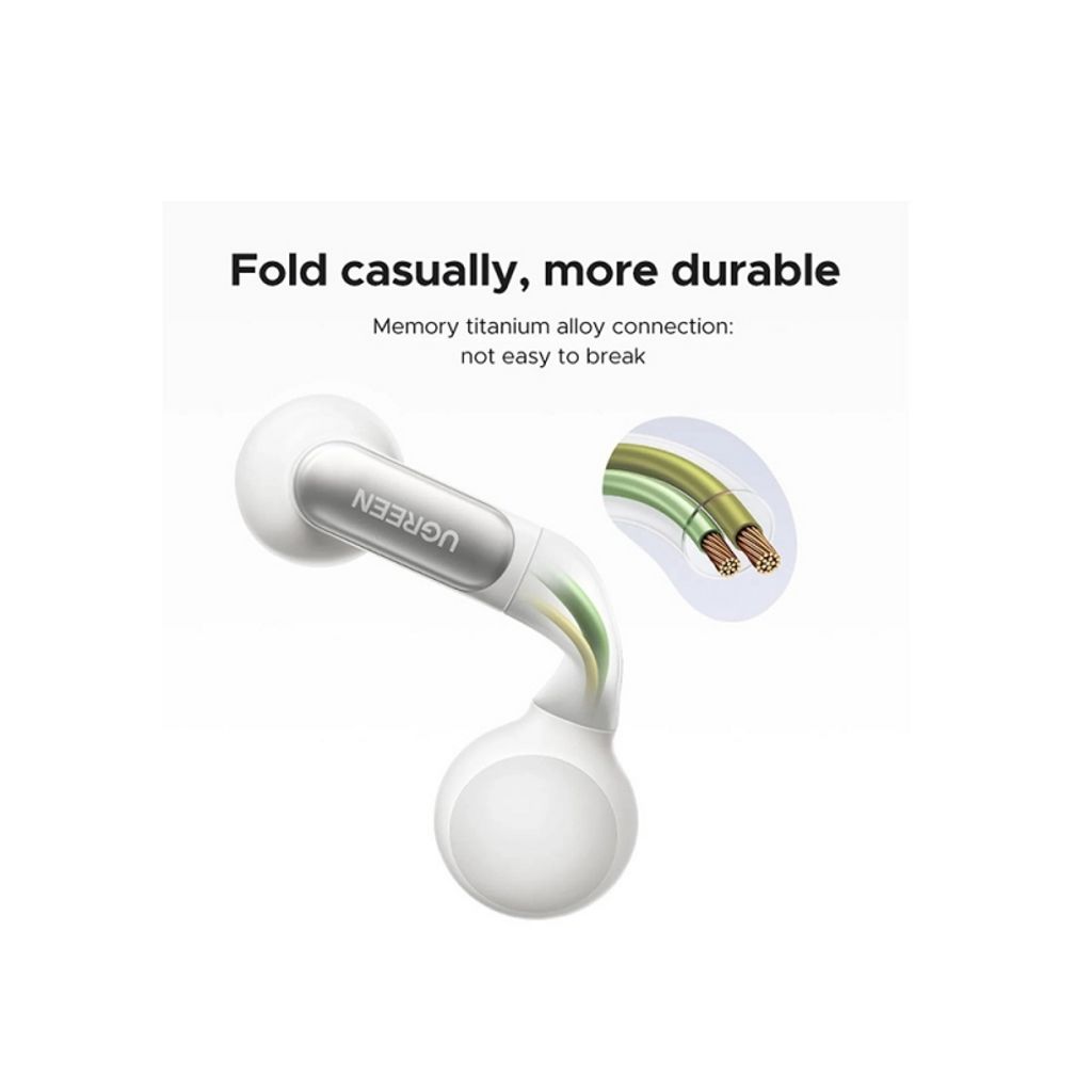 UGREEN HiTune S5 True WS210 trådløse høretelefoner – hvid