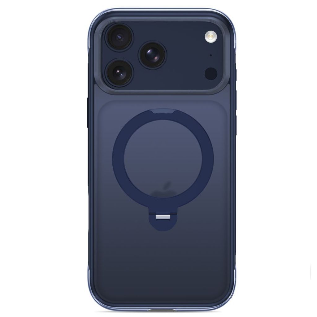 Tech-Protect MagAir Stand MagSafe CC -kuori till iPhone 18 Pro/17 Pro - Sininen