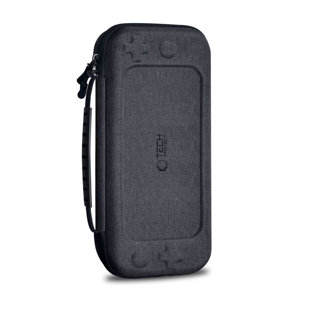 Tech-Protect Hardpouch etui til Nintendo Switch 2 - grå