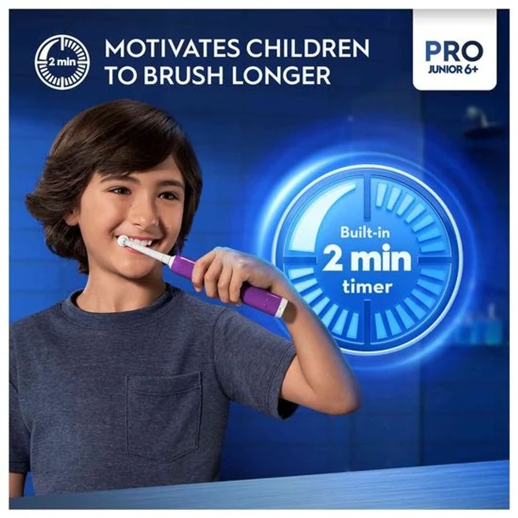Oral-B Elektrisk Tandbørste Junior 6+ – Lilla
