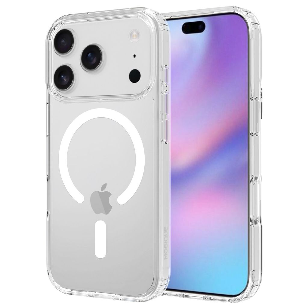 Mobique iPhone 17 Pro Hybrid Cover MagSafe - Gennemsigtig