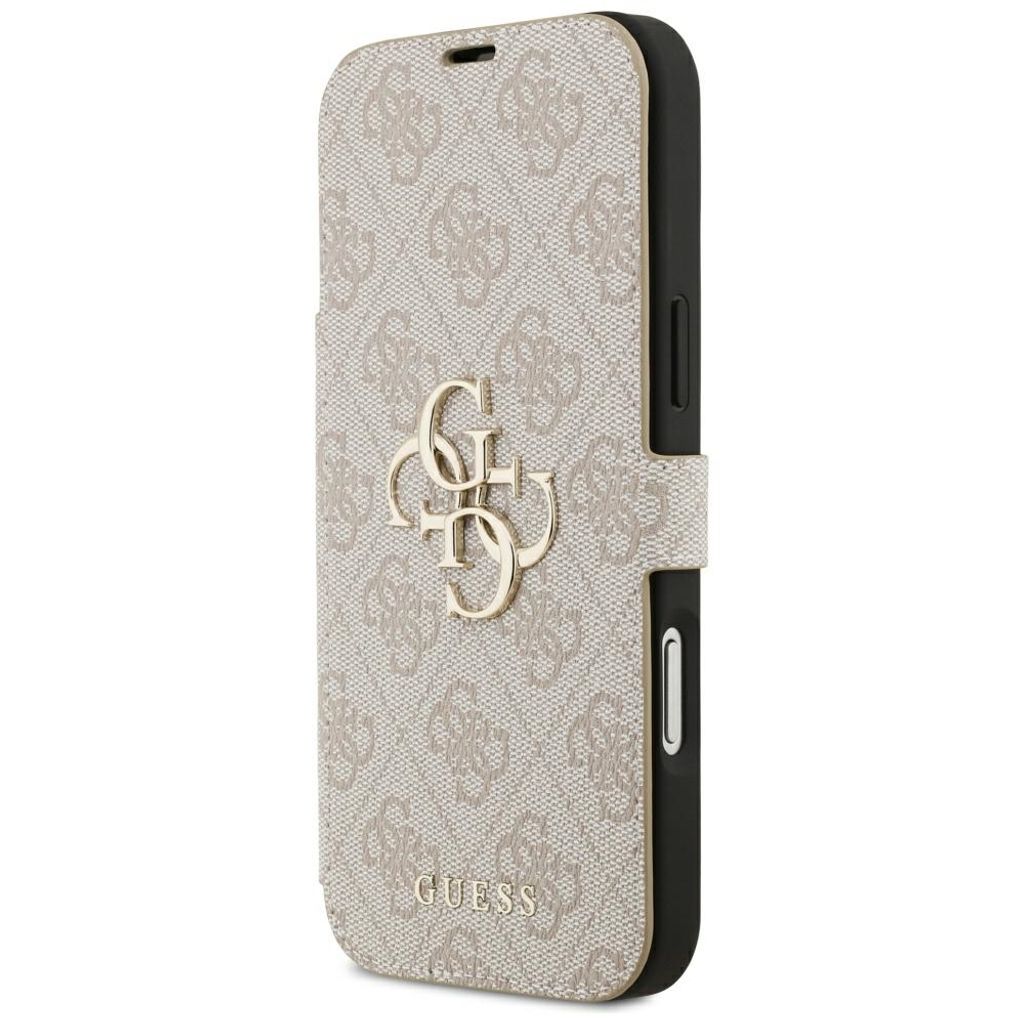 Guess 4G Metal Logo -kotelo  iPhone 18 Pro/iPhone 17 Pro:lle - Vaaleanpunainen