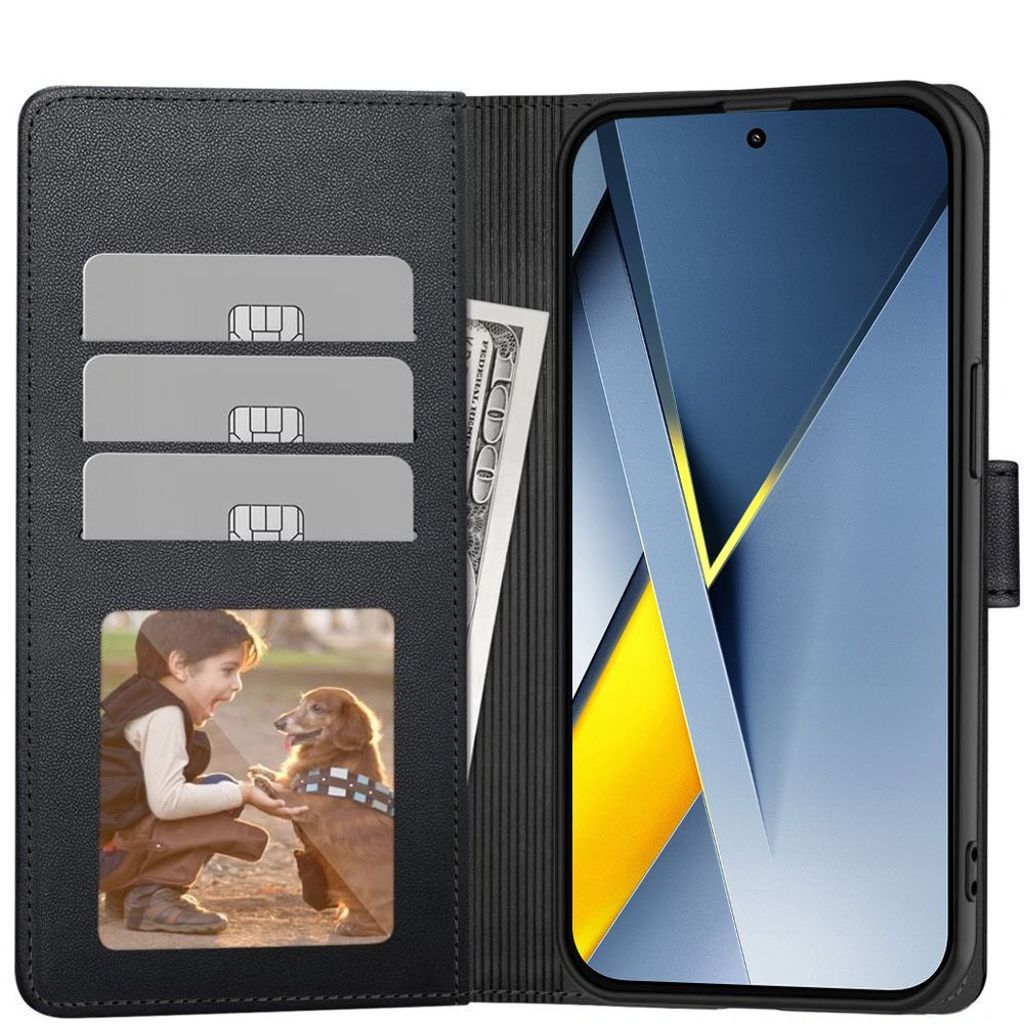 Tech-Protect Wallet Flip Cover til Xiaomi Poco F8 Ultra - Sort