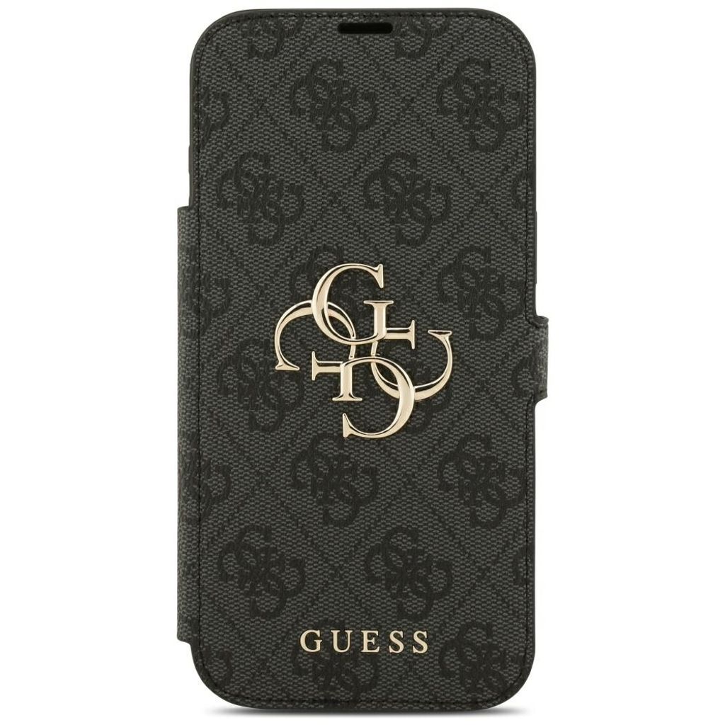 Guess 4G Metal Logo -kotelo  iPhone 18 Pro Max/17 Pro Max:lle - Musta